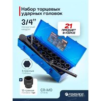 Набор головок слесарных FORSAGE F-6212-5MPB(59086) - Превью изображения №5 — Интернет-магазин ПроЗаказ