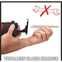 Сабельная пила Einhell TP-AP 18/28 Li BL - Solo 4326310 (без АКБ) - Превью изображения №3 — Интернет-магазин ПроЗаказ