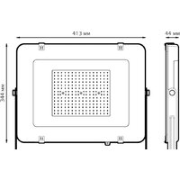 Уличный прожектор Gauss Elementary 200W 6500К 691511200 - Превью изображения №6 — Интернет-магазин ПроЗаказ