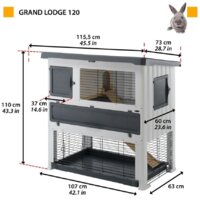 Клетка Ferplast Grand Lodge Plus 120 57087800 - Превью изображения №12 — Интернет-магазин ПроЗаказ