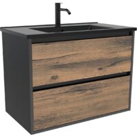 ЗОВ Тумба с умывальником Парма 60 P60LAN0MAMC1B-OL60 (антрацит/аттик)