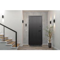 Металлическая дверь Guard Зеркало серебристый/белый матовый (96x205, левая) - Превью изображения №6 — Интернет-магазин ПроЗаказ