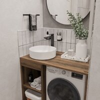  ЗОВ Тумба под умывальник Стамбул 100 S100LAW0LAWWM (аттик) - Превью изображения №4 — Интернет-магазин ПроЗаказ