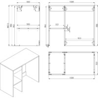  ЗОВ Тумба под умывальник Стамбул 100 S100LAW0LAWWM (аттик) - Превью изображения №5 — Интернет-магазин ПроЗаказ