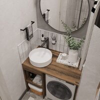  ЗОВ Тумба под умывальник Стамбул 100 S100LAW0LAWWM (аттик) - Превью изображения №3 — Интернет-магазин ПроЗаказ