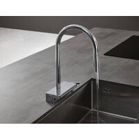 Смеситель Hansgrohe Aquno Select M81 73837800 (стальной) - Превью изображения №2 — Интернет-магазин ПроЗаказ
