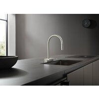 Смеситель Hansgrohe Aquno Select M81 73837800 (стальной) - Превью изображения №3 — Интернет-магазин ПроЗаказ