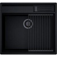 Кухонная мойка Globalo Silvano 60.1 Black/BL Mat - Превью изображения №5 — Интернет-магазин ПроЗаказ