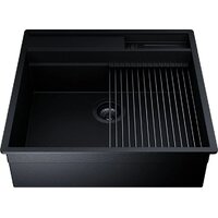 Кухонная мойка Globalo Silvano 60.1 Black/BL Mat - Превью изображения №8 — Интернет-магазин ПроЗаказ