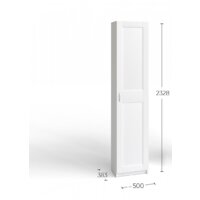 Шкаф-пенал Mio Tesoro Макс 1 дверь 2.06.01.020.1 (белый) - Превью изображения №6 — Интернет-магазин ПроЗаказ