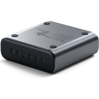 Сетевое зарядное Satechi 200W USB-C 6-Port GaN Charger ST-C200GM-EU - Превью изображения №2 — Интернет-магазин ПроЗаказ