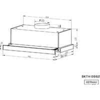 Кухонная вытяжка Kernau Basic BKTH 0962 B - Превью изображения №8 — Интернет-магазин ПроЗаказ