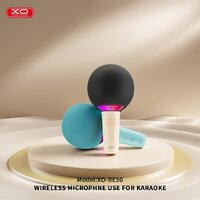 Bluetooth-микрофон XO BE50 (бежевый) - Превью изображения №5 — Интернет-магазин ПроЗаказ