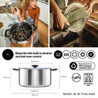 Кастрюля Fiskars Functional Form 1072318 - Превью изображения №6 — Интернет-магазин ПроЗаказ