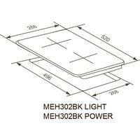 Варочная панель Meferi MEH302BK Light - Превью изображения №10 — Интернет-магазин ПроЗаказ