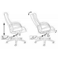 Офисное кресло Бюрократ T-898AXSN (черный 3С11) - Превью изображения №13 — Интернет-магазин ПроЗаказ