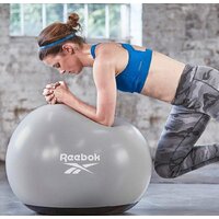 Гимнастический мяч Reebok Gymball RAB-40015BK 55 см (серый/черный) - Превью изображения №5 — Интернет-магазин ПроЗаказ