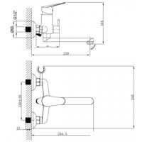 Смеситель Lemark Partner LM6513C - Превью изображения №2 — Интернет-магазин ПроЗаказ