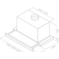 Кухонная вытяжка Elica Elite 14 Lux GRVT/A/60 (PRF0098874) - Превью изображения №4 — Интернет-магазин ПроЗаказ