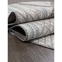 Ковер для жилой комнаты Merinos Sierra F351-OVAL-CREAM-BLUE (1.8х2.5) - Превью изображения №2 — Интернет-магазин ПроЗаказ