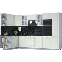 Интерлиния Мила Шато 1.68x3.2 ВТ левая (белый/белый/кастилло темный)