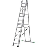 Лестница-стремянка Новая высота NV 223 алюминиевая трёхсекционная 3x12 ступеней - Превью изображения №5 — Интернет-магазин ПроЗаказ