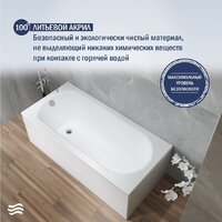Ванна Lauter Haven 170x75 21202007 - Превью изображения №3 — Интернет-магазин ПроЗаказ