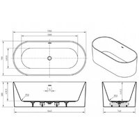 Ванна BelBagno BB705-1700-800 - Превью изображения №4 — Интернет-магазин ПроЗаказ