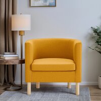 Интерьерное кресло Mio Tesoro Агата 351 (горчичный 1172) - Превью изображения №5 — Интернет-магазин ПроЗаказ