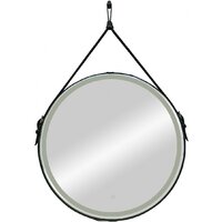 Континент Зеркало Millenium Black Led D 80 (черный)