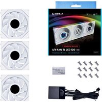 Lian Li Uni Fan TL LCD 120 Reverse Triple Pack G99.12RTLLCD3W.R0