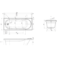 Ванна Ventospa Aqua 170x70 - Превью изображения №6 — Интернет-магазин ПроЗаказ