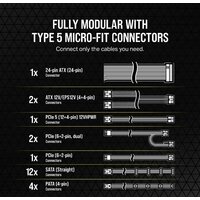 Блок питания Corsair RM750x Shift CP-9020251-EU - Превью изображения №6 — Интернет-магазин ПроЗаказ