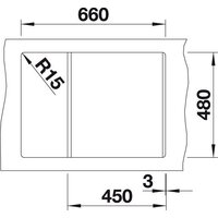 Кухонная мойка Blanco Metra 45 S Compact 527285 (вулканический серый) - Превью изображения №4 — Интернет-магазин ПроЗаказ
