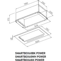 Кухонная вытяжка Meferi SMARTBOX60IX Power - Превью изображения №14 — Интернет-магазин ПроЗаказ