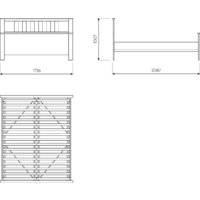 Кровать Mio Tesoro Сага 160х200 / 2.08.04.070.14 (белый/ясень) - Превью изображения №3 — Интернет-магазин ПроЗаказ