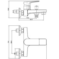 Смеситель Cersanit Vero A63061 - Превью изображения №8 — Интернет-магазин ПроЗаказ