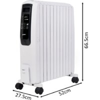 Масляный радиатор Yoer Inferno OFR1025W - Превью изображения №9 — Интернет-магазин ПроЗаказ