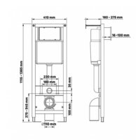 Унитаз подвесной Berges Wasserhaus Quattro S Rimless 043364 (с сиденьем и кнопкой смыва) - Превью изображения №8 — Интернет-магазин ПроЗаказ