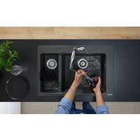 Смеситель Hansgrohe Talis M51 73850800 (стальной) - Превью изображения №4 — Интернет-магазин ПроЗаказ