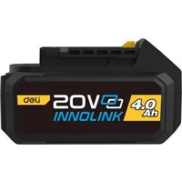 Аккумулятор с зарядным устройством Deli EDL-CM20A4E (20В/2x4 Ah + 20В) - Превью изображения №3 — Интернет-магазин ПроЗаказ