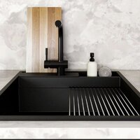 Кухонная мойка Globalo Silvano 60.1 Black/IX - Превью изображения №4 — Интернет-магазин ПроЗаказ