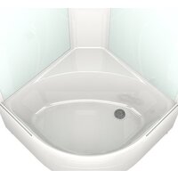Душевая кабина Domani-Spa Delight 110 High 100x100 (матовое стекло/белый) - Превью изображения №4 — Интернет-магазин ПроЗаказ