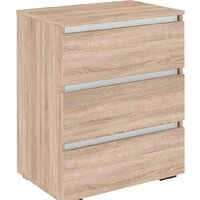 Кортекс-мебель Бари 60 3ш (дуб сонома/дуб сонома/белый)