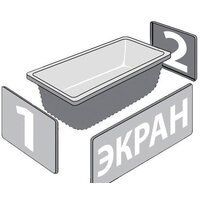 Ванна Triton Персей 190x90 (с ножками и экраном) - Превью изображения №3 — Интернет-магазин ПроЗаказ