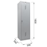 Шкаф распашной Brabix LK 11-50 - Превью изображения №6 — Интернет-магазин ПроЗаказ