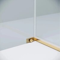 Душевая стенка Grossman Pragma 90x195 200.K33.03.90.32.00 (золото сатин,стекло прозрачное) - Превью изображения №7 — Интернет-магазин ПроЗаказ