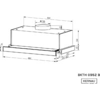 Кухонная вытяжка Kernau Basic BKTH 0952 B - Превью изображения №10 — Интернет-магазин ПроЗаказ