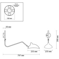 Бра Odeon Light Kerbi 4831/1W - Превью изображения №5 — Интернет-магазин ПроЗаказ