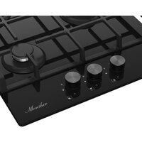 Варочная панель Monsher MGG 42 Noir - Превью изображения №3 — Интернет-магазин ПроЗаказ